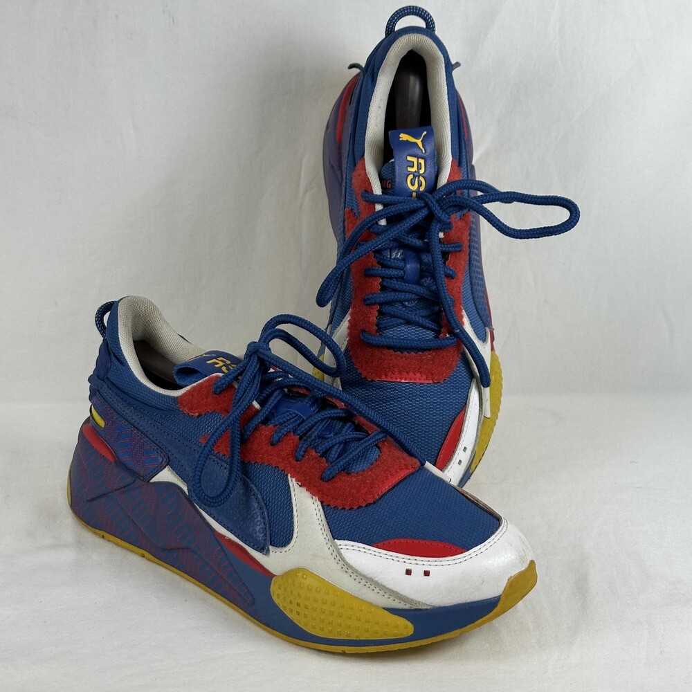 Puma RS-X Subvert Mens Sneakers Size 9.5 Blue Red Yellow Shoes Running System